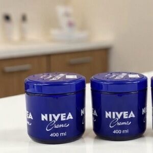2X Original Nivea Creme Glass Jars 400 ml / 13.5 oz - Imported from Mexico